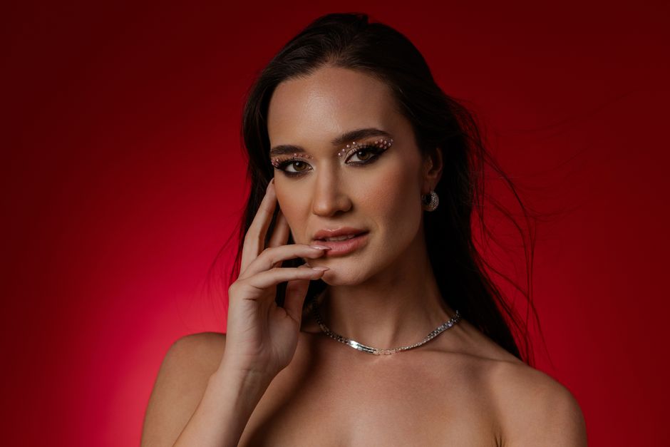 Portret beauty elegant